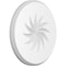 Ekena Millwork Standard Grayson Spiral Rosette With Beveled Edge, 7"W x 7"H x 1/2"P ROSP070X070X050GRY13 - alternate 1